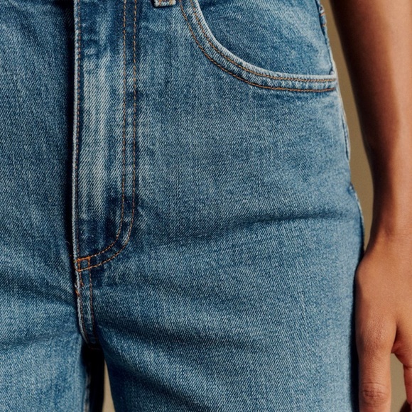 Sezane LE CROP Jeans Size 36/4 EUC - Picture 2 of 7